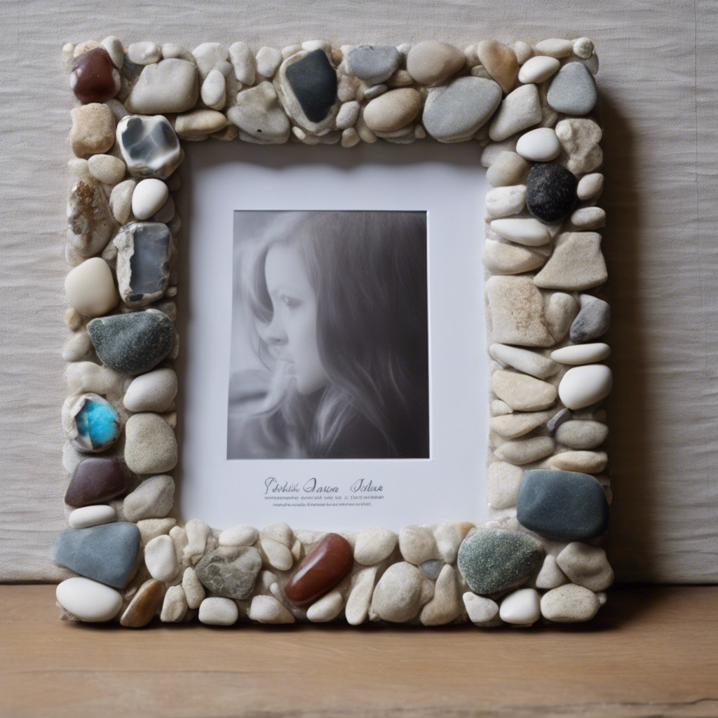Hacer Marcos de Fotos Decorados con Piedras